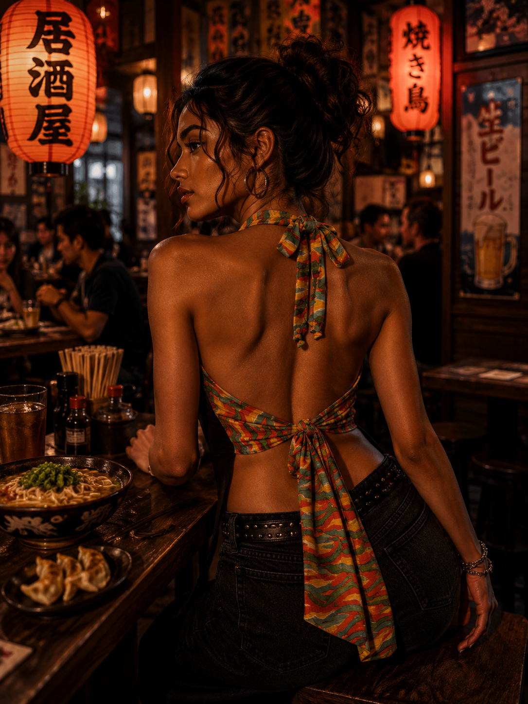 Demon Slayer  Halter Top
