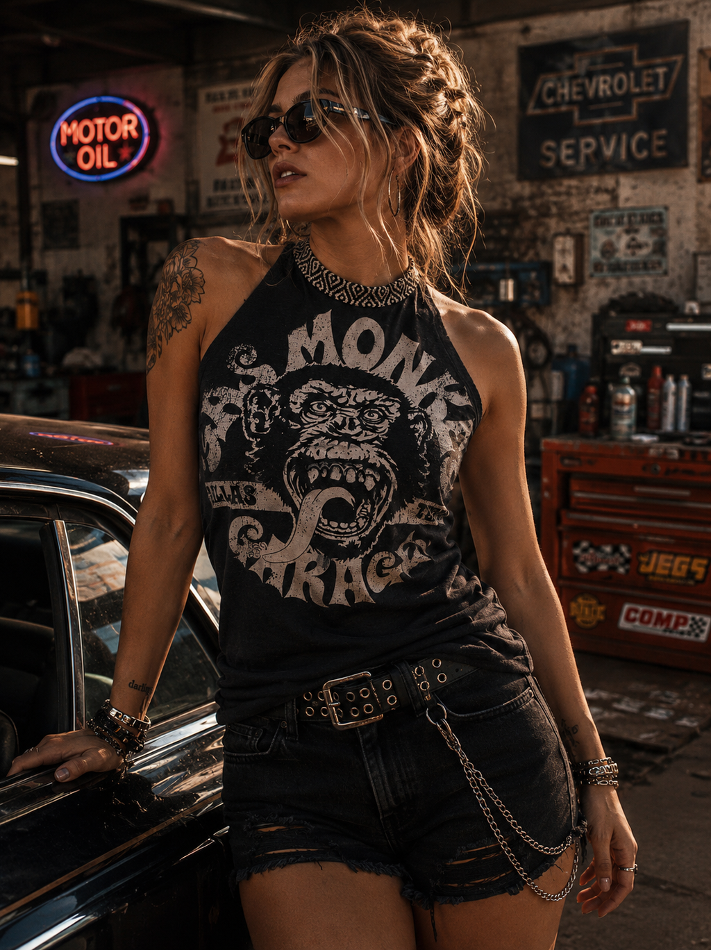 Gas Monkey Halter Top