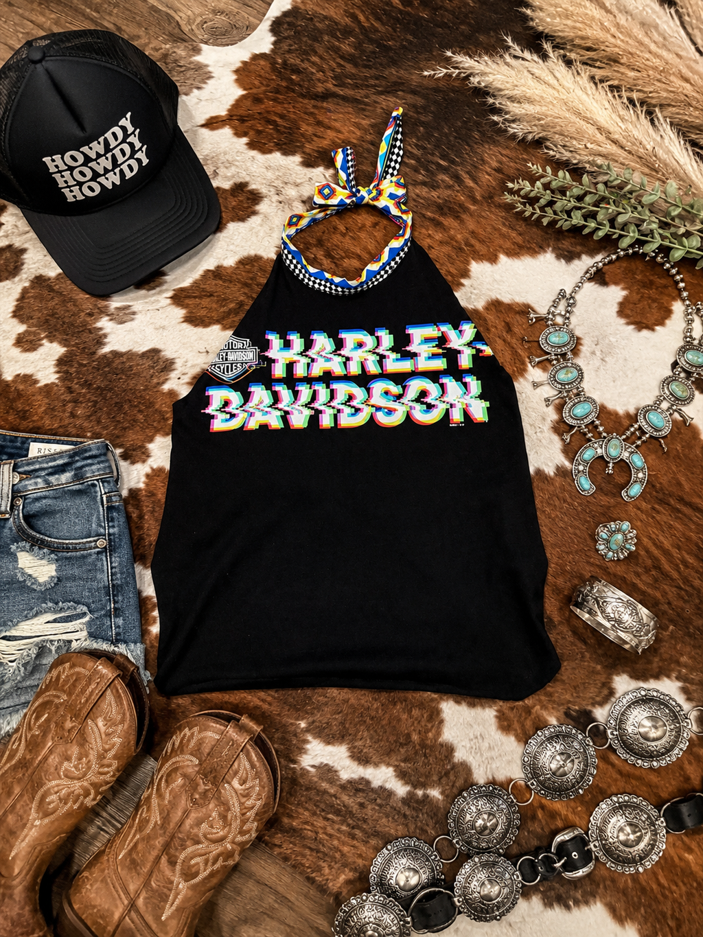 Wild  Harley Halter Top
