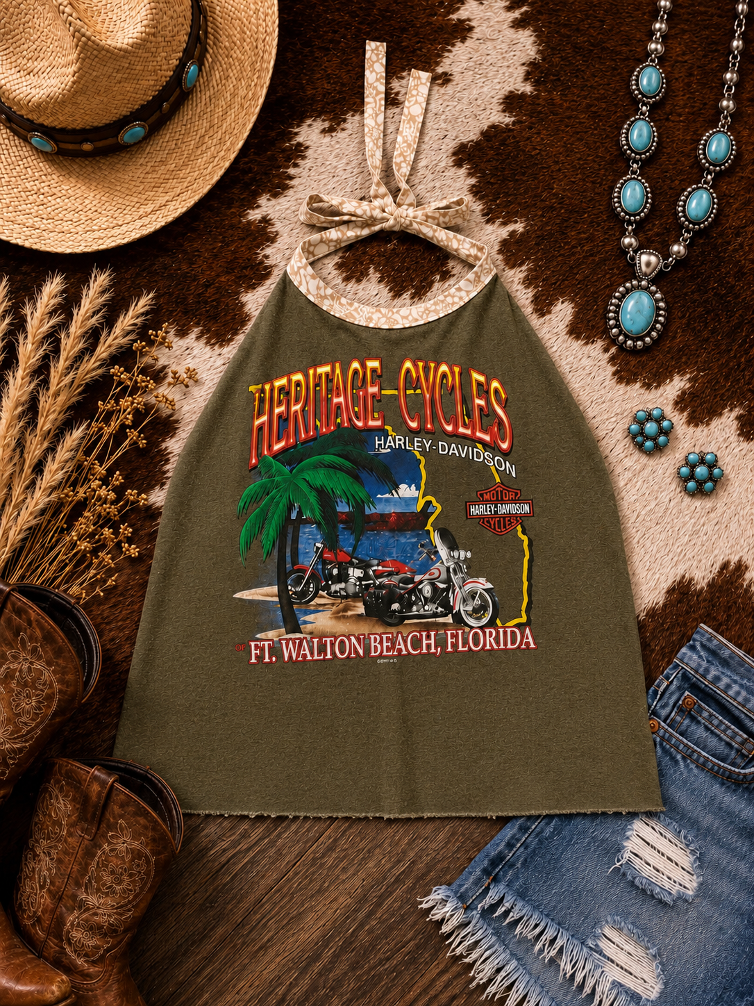 Fort Walton Beach Harley Halter Top