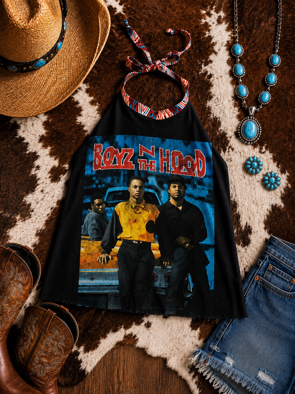 Boys in the Hood Halter Top
