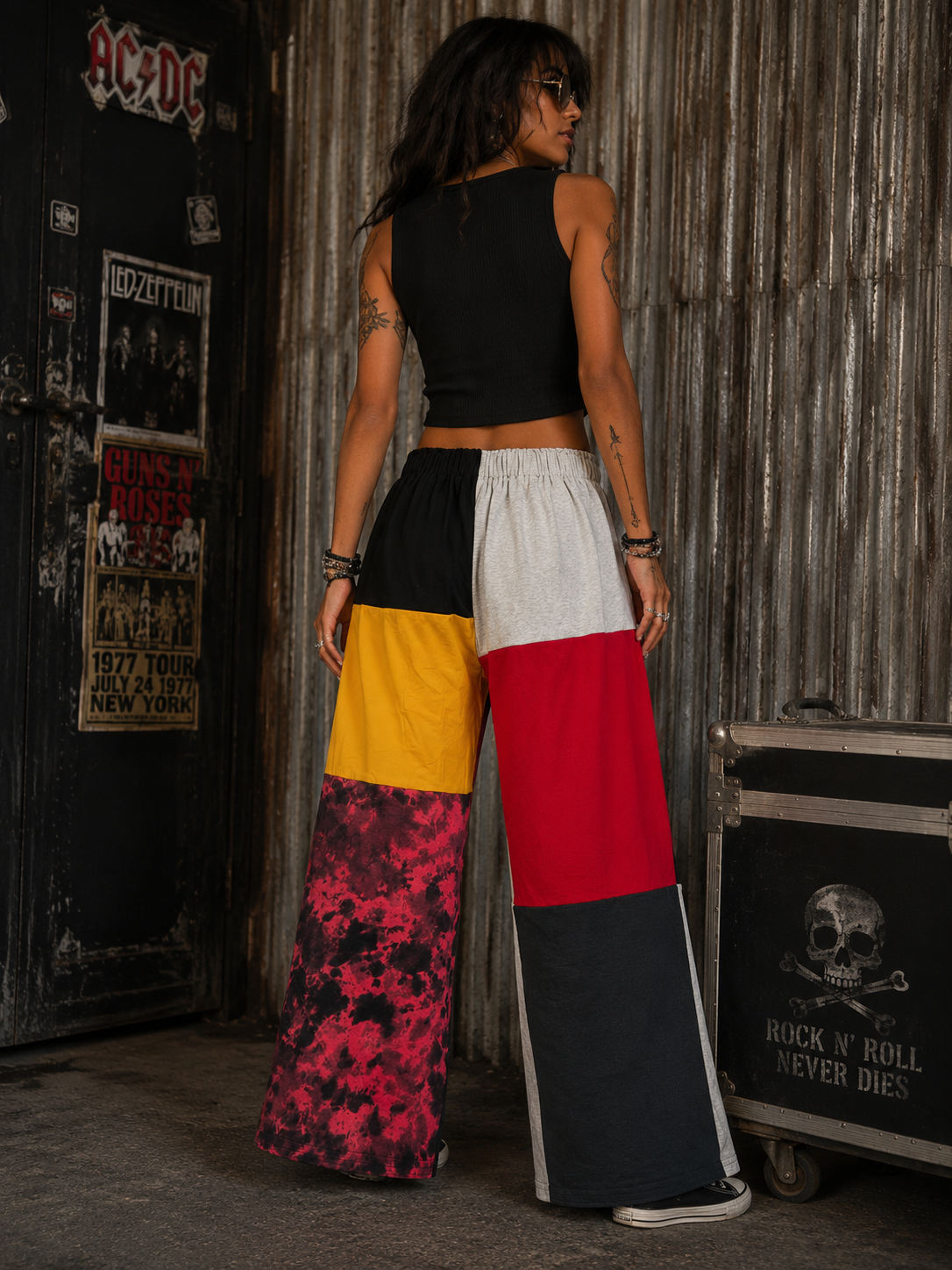Metallica Reworked Patchwork Pants